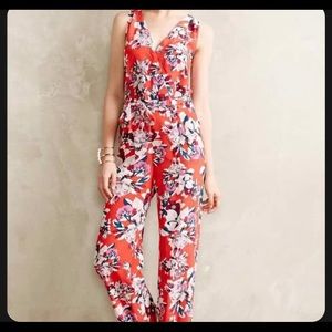 Yumi Kim x Anthropologie Silk Jumpsuit